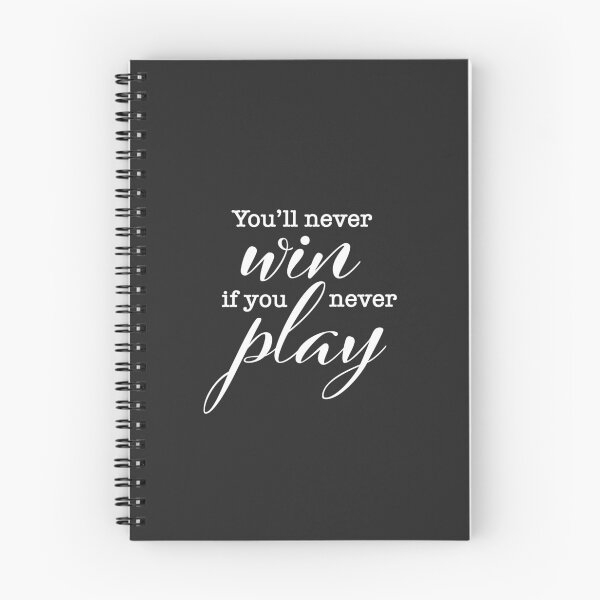 Item preview, You'll never win if you never play (White) designed and sold by sweetlaughowl.