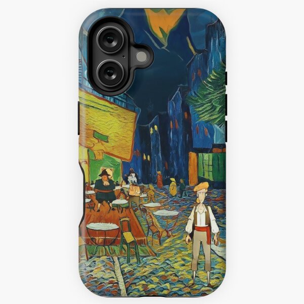 Item preview, Goodsoup terrace at night (Monkey Island) - T-Shirts, Gadgets & Face Masks designed and sold by spegnilcomputer.