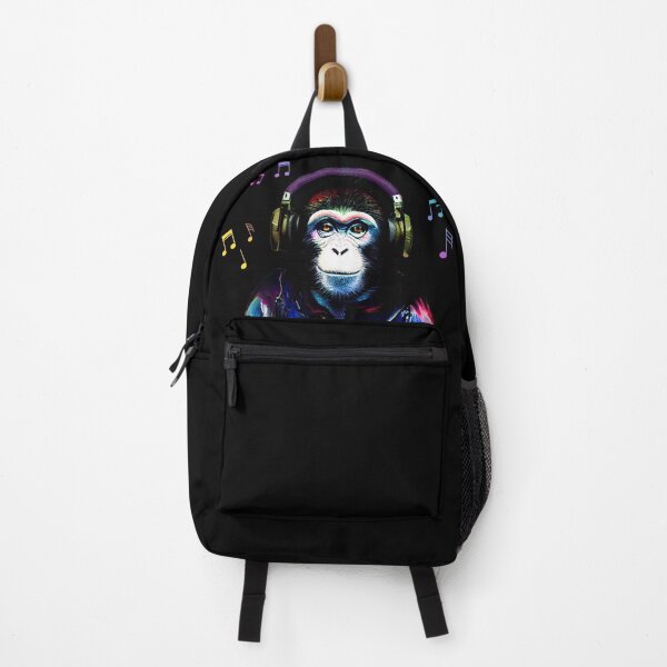 Item preview, Monkey with headphones artist | Banksy DJ Monkey Oil Painting | Monkey designed and sold by TeeARTHY.