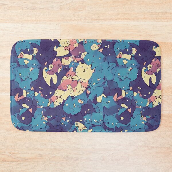 Item preview, MIDNITE KATZ  - Blue #833343 designed and sold by KawaiiKute.