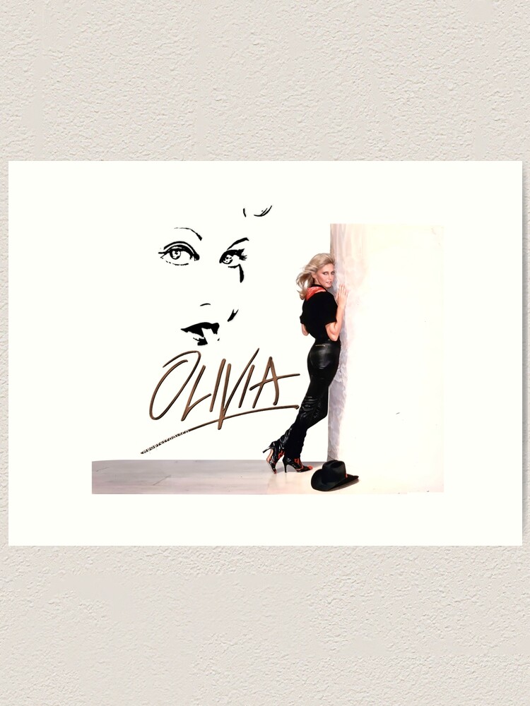 Olivia Newton John Totally Hot Forever Livvy Designed By Popretrodisco Art Print For 4209