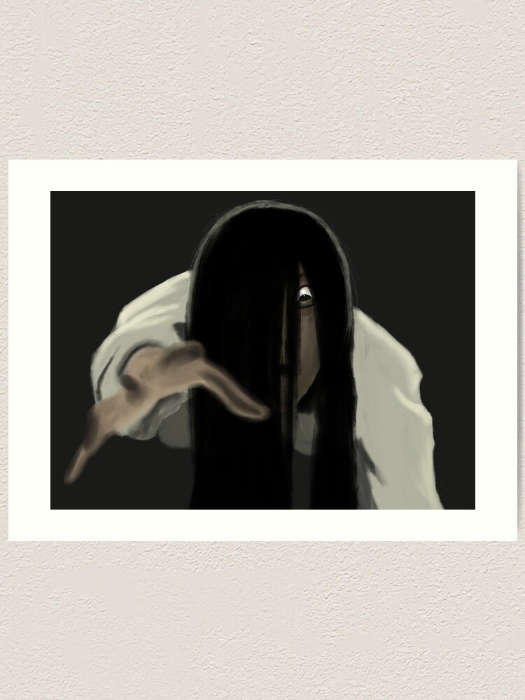 Sadako Ringu Art Print By Garycadima Redbubble