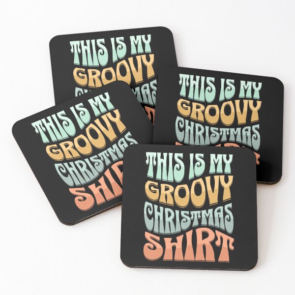 Item preview, This is My Groovy Christmas Shirt Design for your favorite groovy or retro vintage loving groovy person you know.  designed and sold by tranquilbeach.