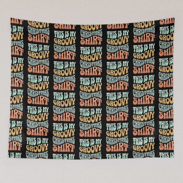 Item preview, This is My Groovy Christmas Shirt Design for your favorite groovy or retro vintage loving groovy person you know.  designed and sold by tranquilbeach.