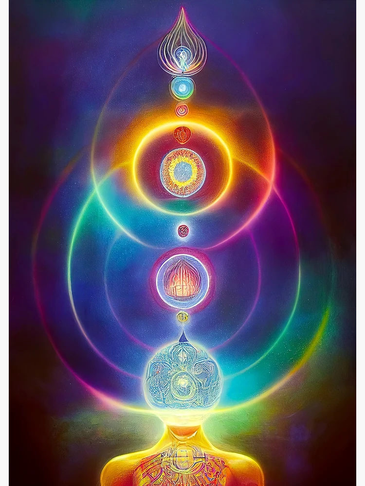 Mystical Third Eye Zen Chakra Meditation | Art Print