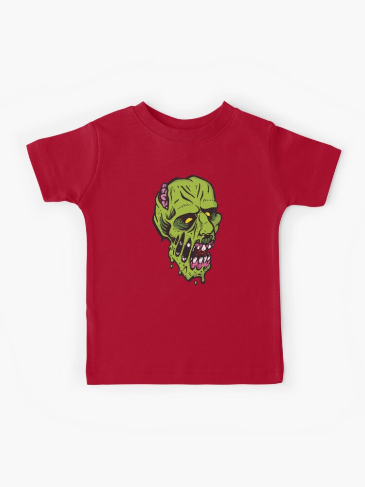 Green Monster with Melting Skin Kids T-Shirt for Sale by