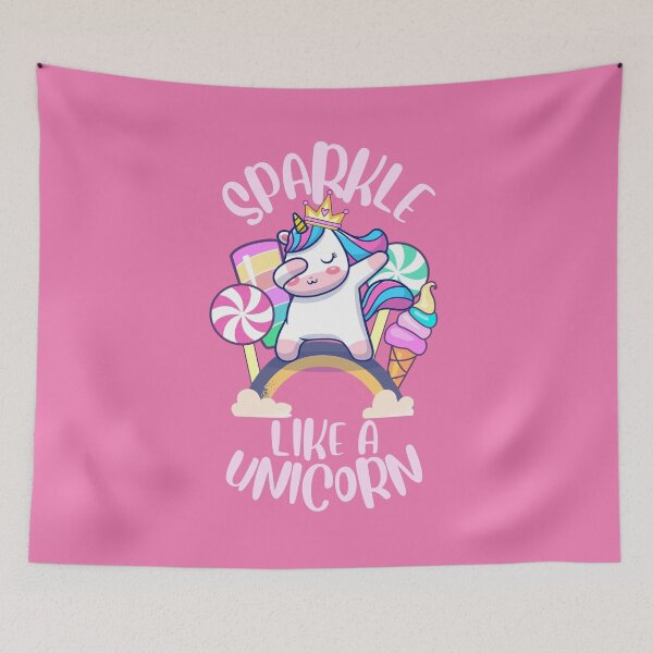 Item preview, Sparkle like a unicorn dabbing on a rainbow in a candy fairy land designed and sold by The magic  Yellow bus.