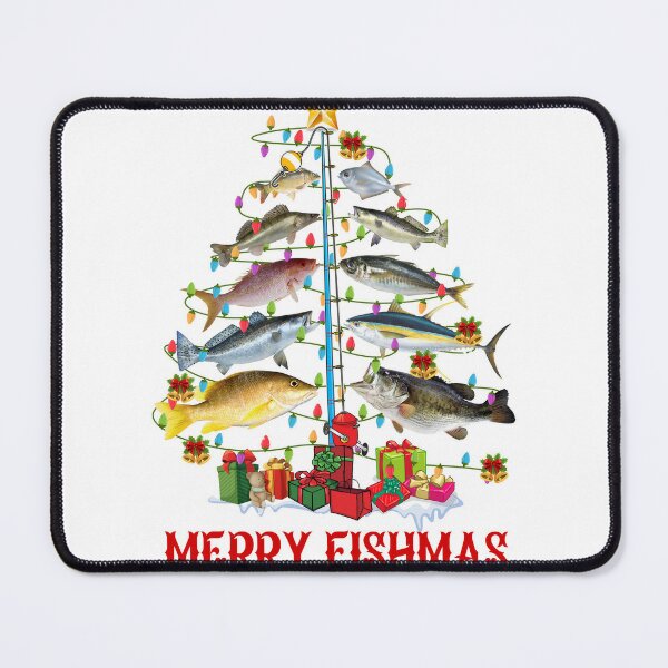 Funny Fish Christmas For Men Grandpa Fishing Lovers Dad Men Sticker for  Sale by KylerHowell