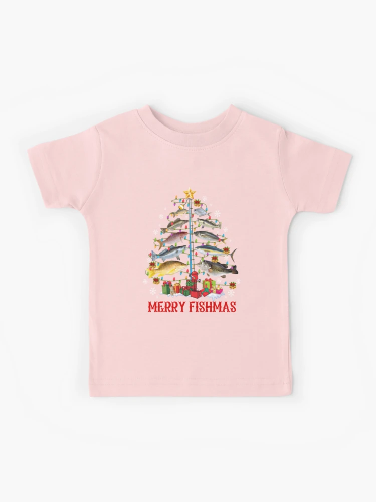 Merry Fishmas For Fishing Dad, Grandpa Personalized Ugly Sweater - Limotees