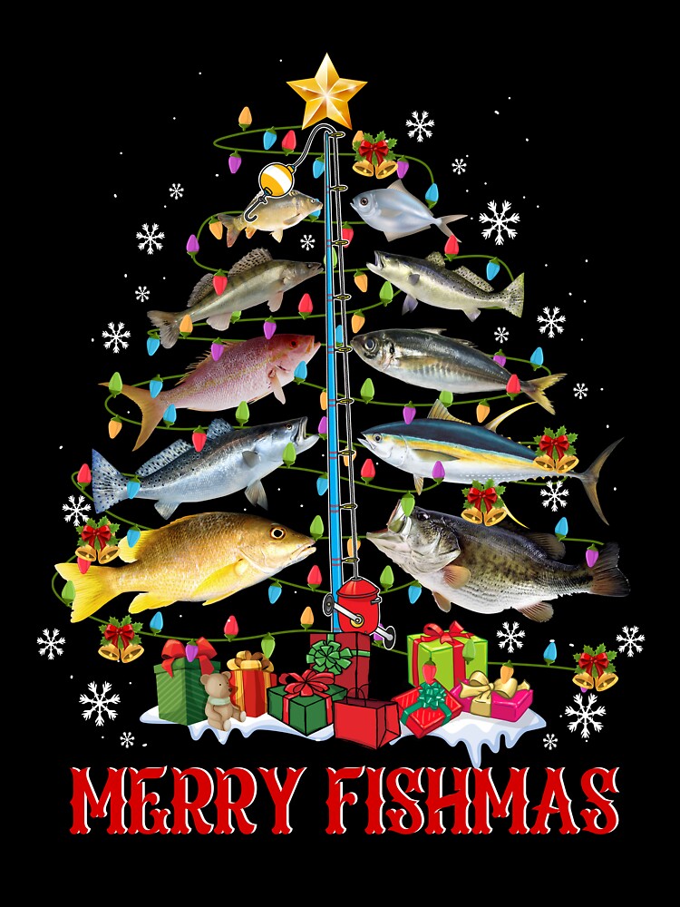 Fishing Lovers Christmas 3D Family Christmas Sweater - teejeep