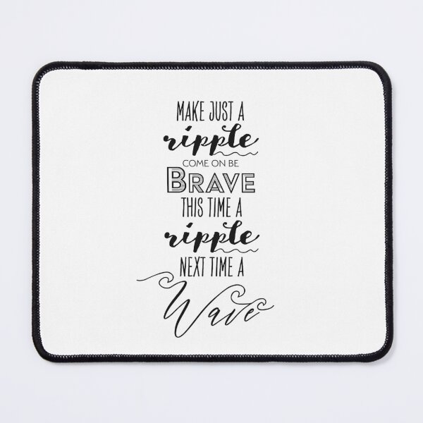 Item preview, Make just a ripple... (Black) designed and sold by sweetlaughowl.