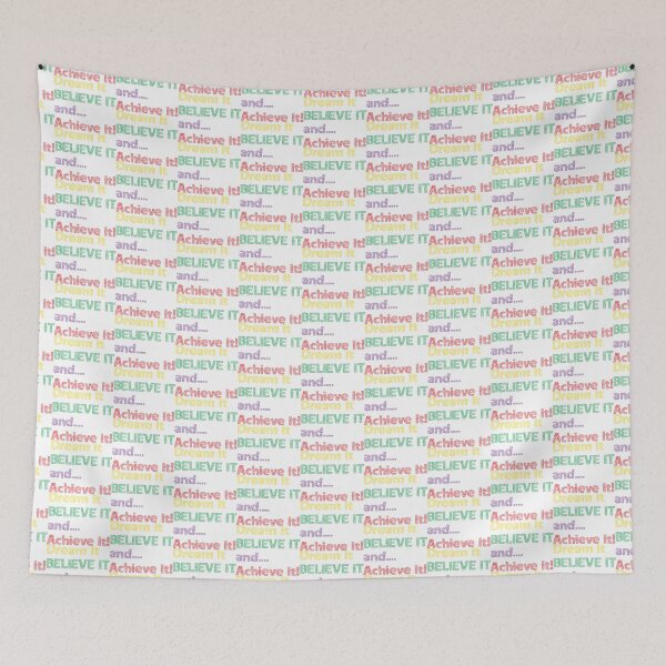 Item preview, DREAM IT, BELIEVE IT, AND ACHIEVE IT designed and sold by Sillybear PrintsItAll.