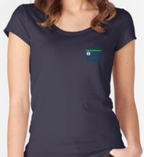2015 touchdown, art, gifts and decor Women's Fitted Scoop T-Shirt