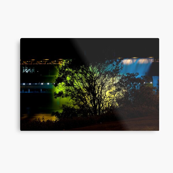 Golden Backdrop Metal Print