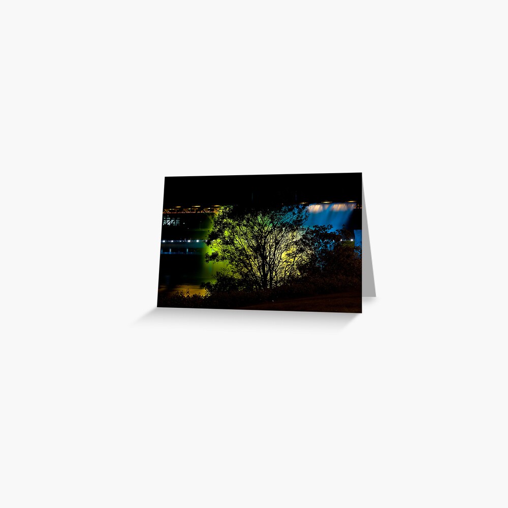Golden Backdrop Greeting Card