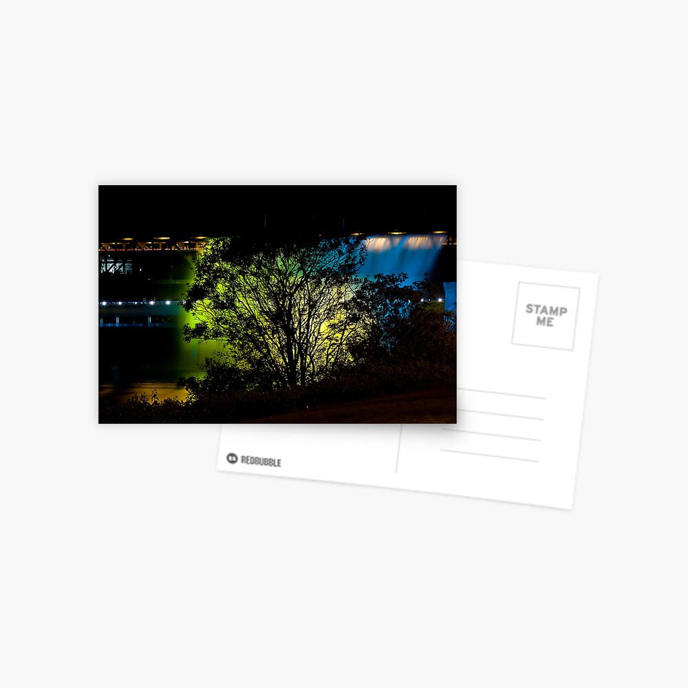 Golden Backdrop Postcard