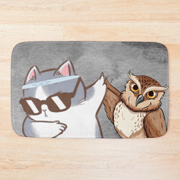 Item preview, A Cat and an Owl designed and sold by MistyMorningsOR.