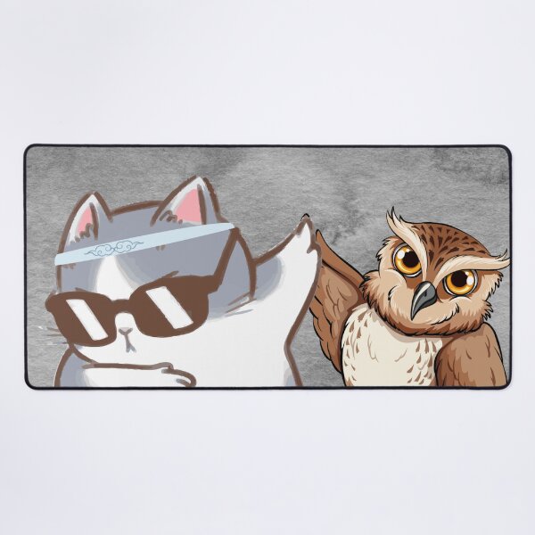 Item preview, A Cat and an Owl designed and sold by MistyMorningsOR.