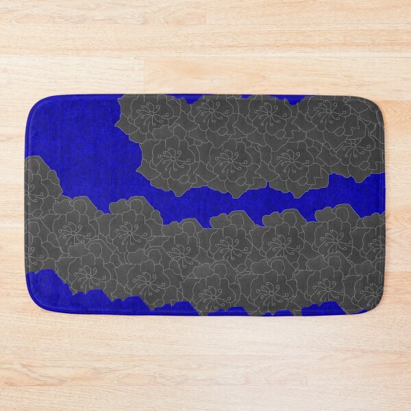 Item preview, Gray & Blue Flower Collage designed and sold by rainestore.