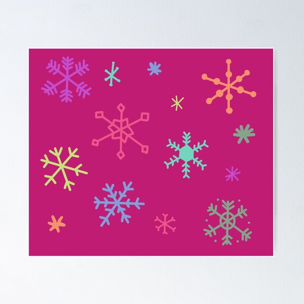 Item preview, Snowflakes Can Be Colourful designed and sold by Carmen Yochim.