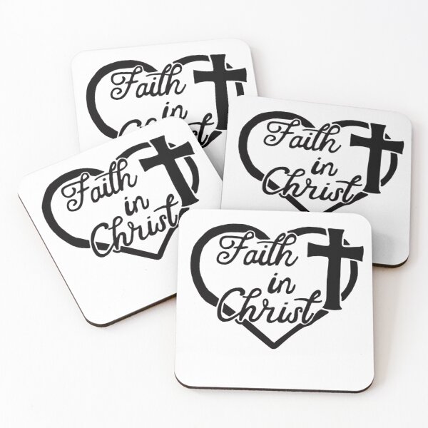 Item preview, Faith in Christ Heart and Cross designed and sold by Rowena Jones.