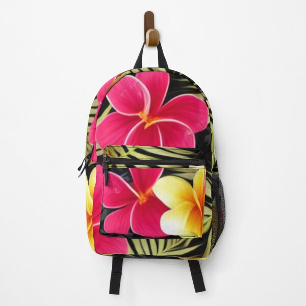 Item preview, Pink and orange tropical frangipani designed and sold by FGCART.