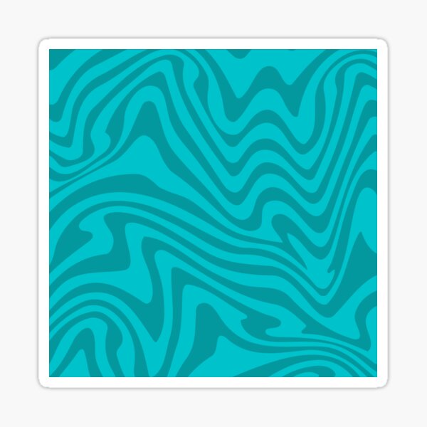 Retro Abstract Multi Color Pattern Sticker