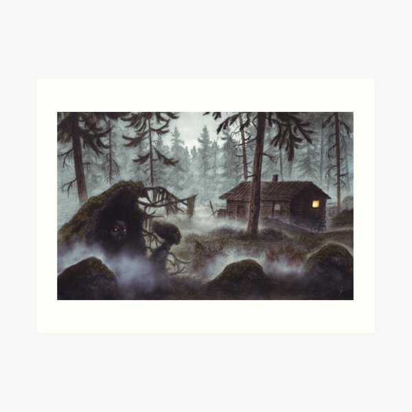 Forest vättar Art Print