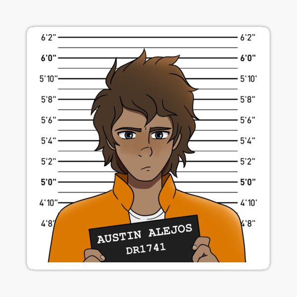 Austin Mugshot (Extension Squad) Sticker