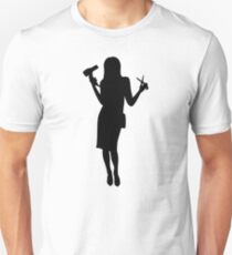 Hairdresser woman girl Unisex T-Shirt