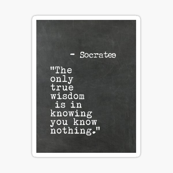 Item preview, Socrates quote designed and sold by epicpaper quotes.