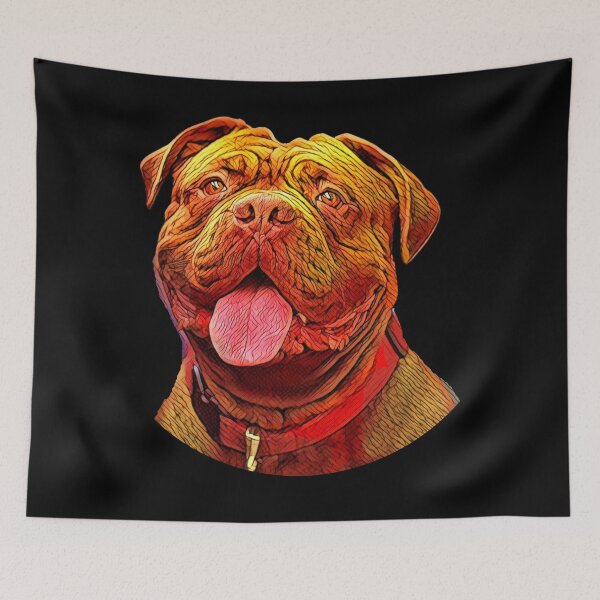Item preview, Dogue De Bordeaux Head designed and sold by NiftyTees.