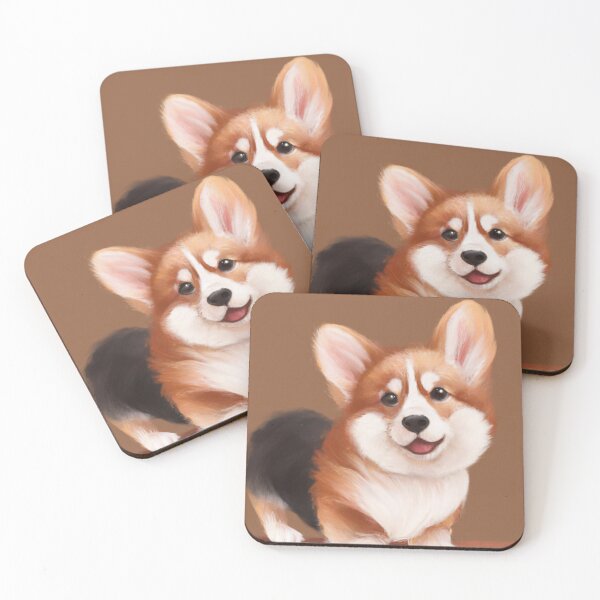 Item preview, cute corgi puppy 4 designed and sold by cutiepeupies.