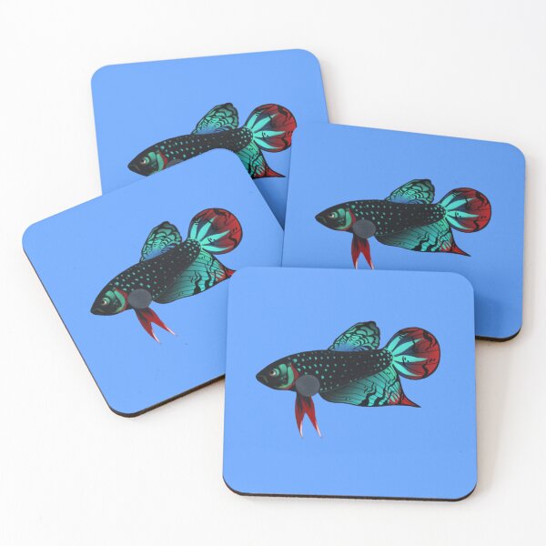 Item preview, Wild Type Fighting Siamese Betta Fish Art designed and sold by killies.