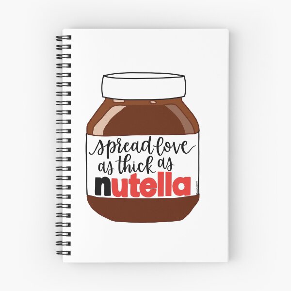 Item preview, Spread Love as Thick as Nutella designed and sold by ChicoryLaneCo.