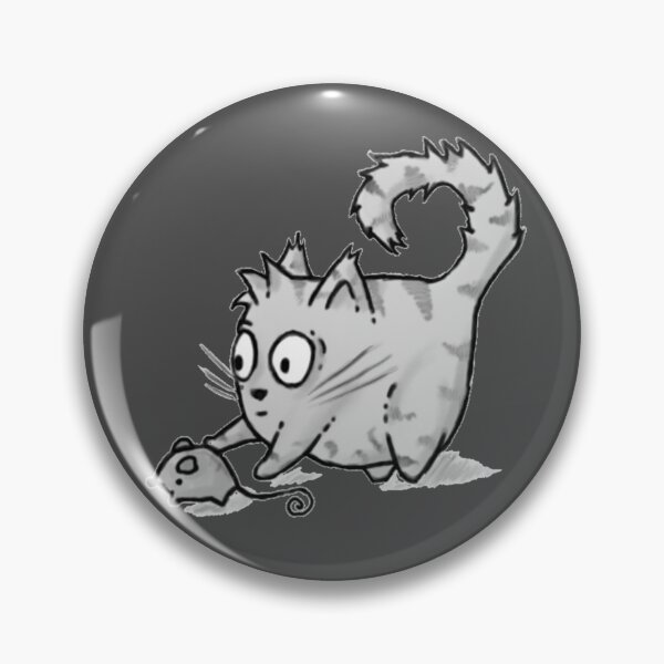 Artikelvorschau, Grayscale Tabby Marshmallow Cats mit Spielzeugmäusen entworfen und verkauft von LawsonFabrics.