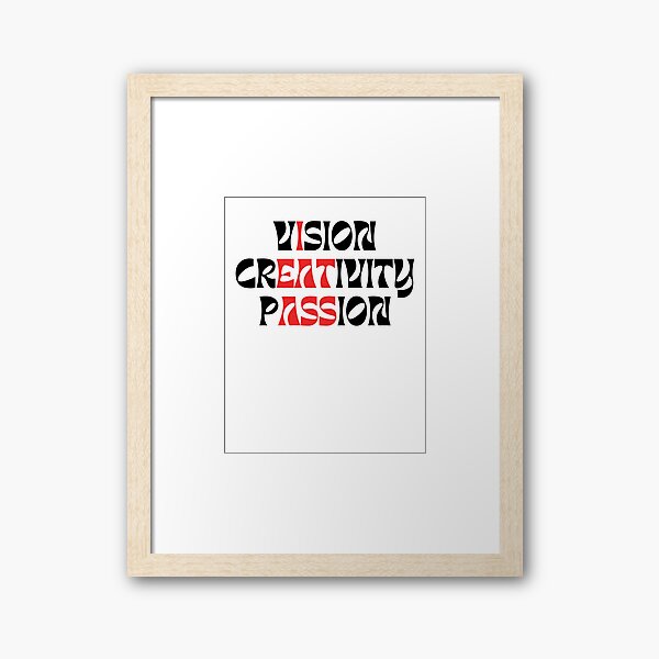 Item preview, Vision Creativity Passion designed and sold by darshants.