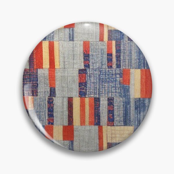 Item preview, denim and fabric patchwork pattern designed and sold by earth-artists.