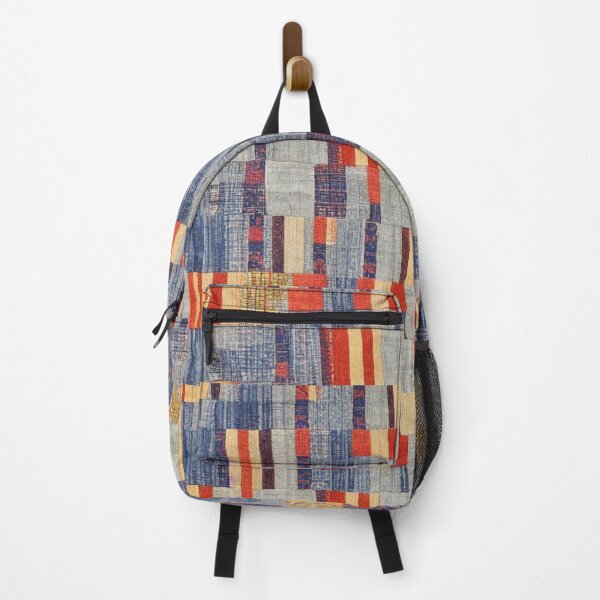 Item preview, denim and fabric patchwork pattern designed and sold by earth-artists.