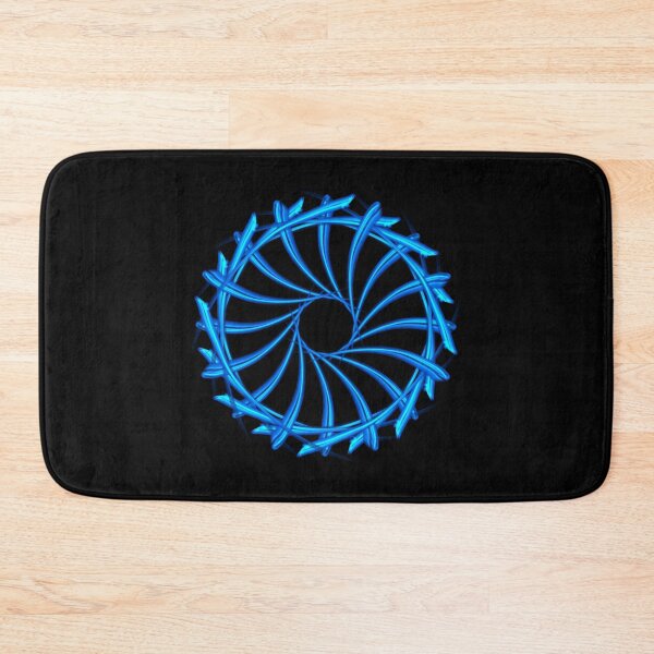 Item preview, Blue wheel, abstract art designed and sold by Meo Design.