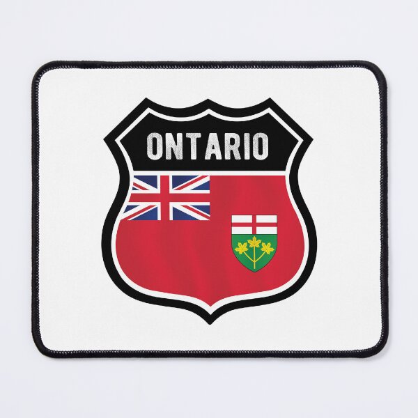 Item preview, Ontario Canada Shield Flag designed and sold by RahallusNtx.