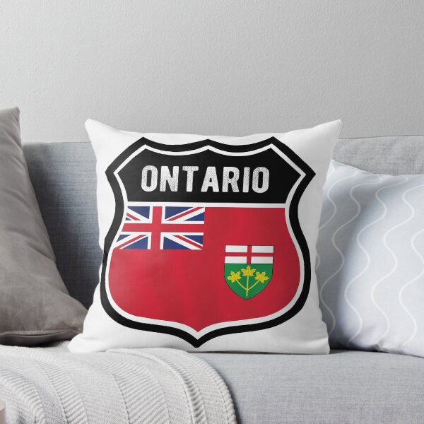Item preview, Ontario Canada Shield Flag designed and sold by RahallusNtx.