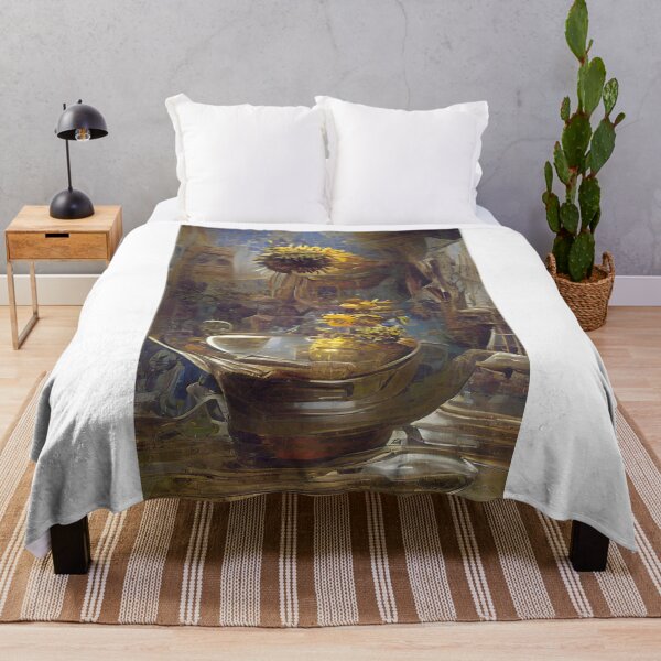 Item preview, Dying sunflower on table designed and sold by zorropriest.