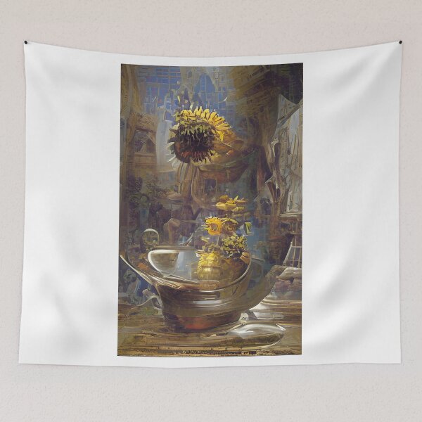 Item preview, Dying sunflower on table designed and sold by zorropriest.