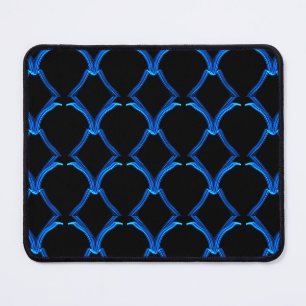 Item preview, Blue figures pattern, abstract art designed and sold by Meo Design.