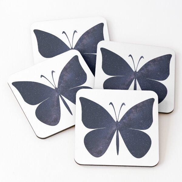 Item preview, Glowing Milky Way On Dark Sky Butterfly | Cute Butterfly designed and sold by BopleDesigns.