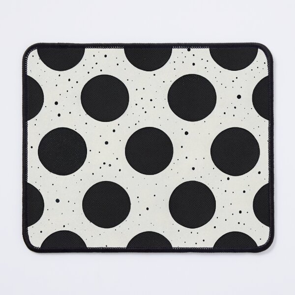 Item preview, Black and White Speckled Polka Dot Pattern designed and sold by DirtyBirdLad.