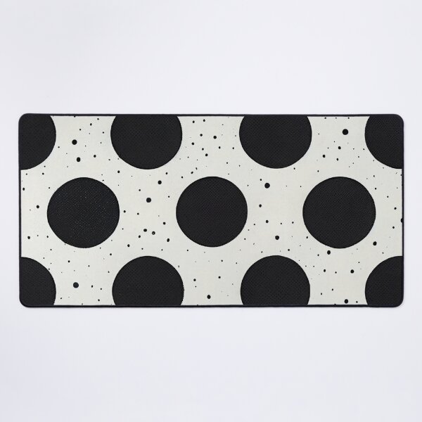 Item preview, Black and White Speckled Polka Dot Pattern designed and sold by DirtyBirdLad.