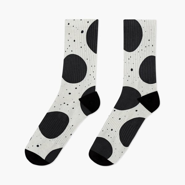 Item preview, Black and White Speckled Polka Dot Pattern designed and sold by DirtyBirdLad.