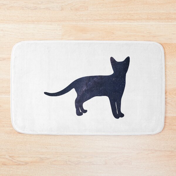 Item preview, Glowing Milky Way On Dark Skyy Cat | Cute Cat designed and sold by BopleDesigns.